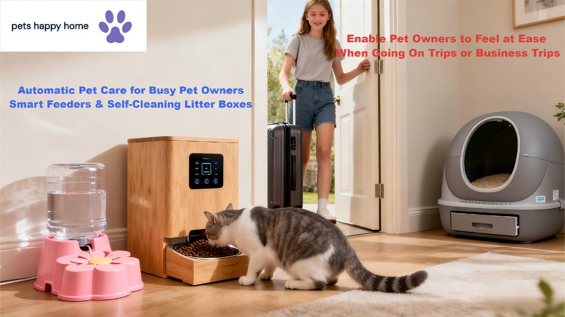 The Ultimate Travel Companion for Pet Owners – Automatic Litter Boxes & Smart Feeders for Hassle-Free Care!