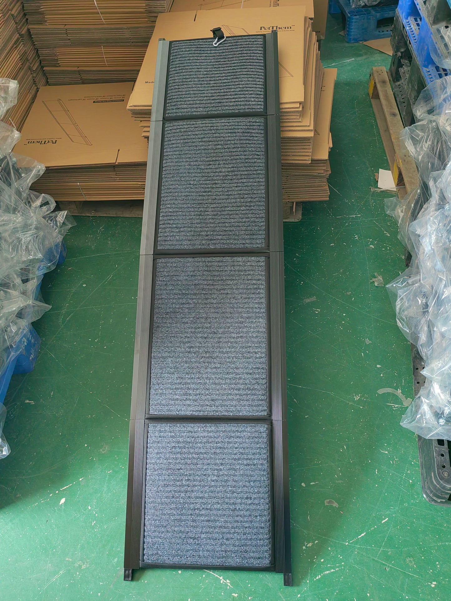 Foldable Felt Dog Car Ramp | Portable Non-Slip Pet Ladder for SUVs, Trucks & Indoor Use