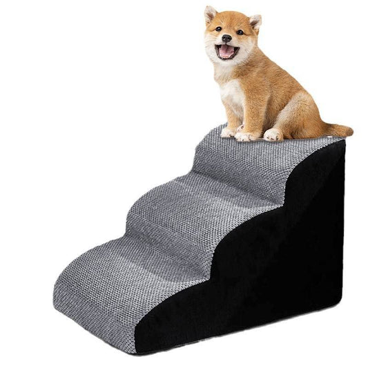 Pet Stairs for Small Dogs & Cats | Anti-Slip Washable Dog Ramp Steps for Bed & Sofa | Orthopedic Pet Ladder for Elderly Pets