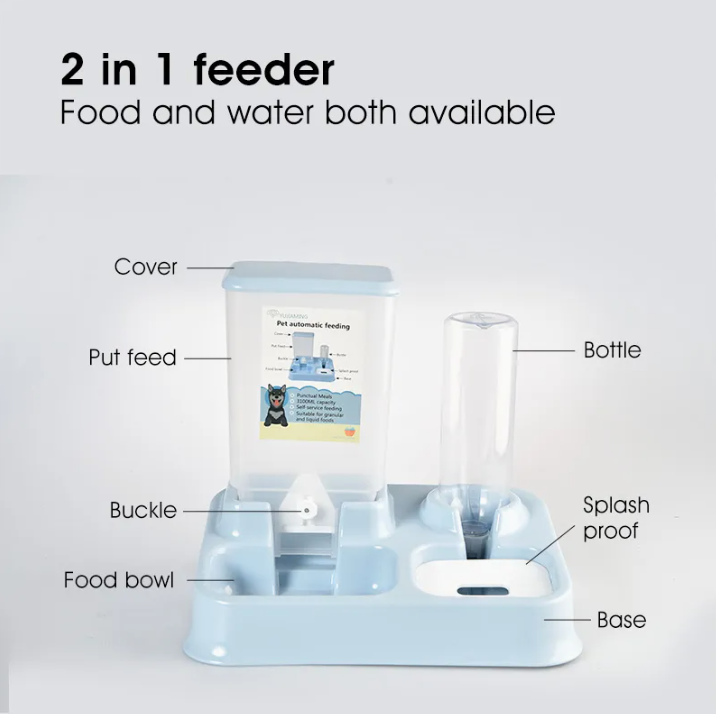 Automatic Pet Feeder & Water Dispenser Bowl for Dog & Cat Wholesale