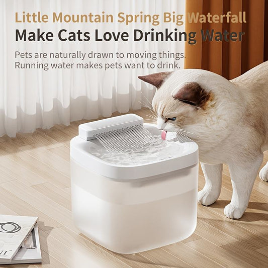 Smart Pet Water Fountain – Automatic Circulating Filtered Water Dispenser for Cats & Dogs – 3L Large Capacity, Quiet, Hygienic & Easy to Clean
