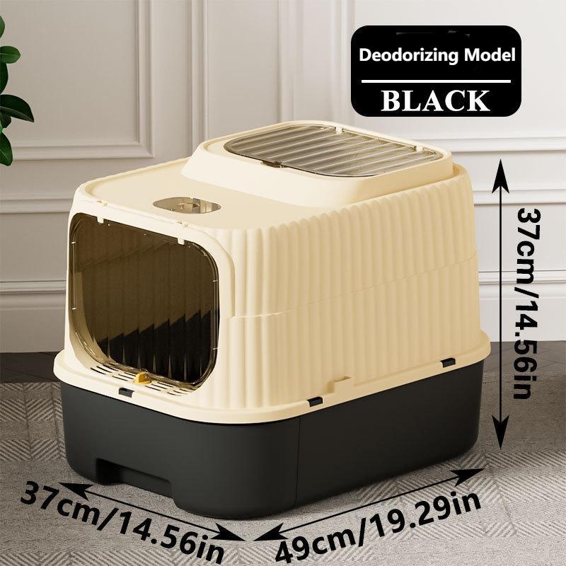 Multi-Functional Cat Litter Box | Easy-Clean Drawer, Odor & Germ Control, Wholesale Available