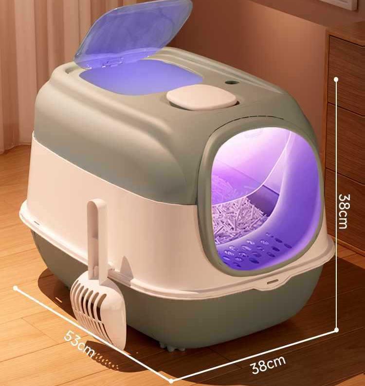 Enclosed Cat Litter Box with Door | Odor Control, Easy Clean & Wholesale Available