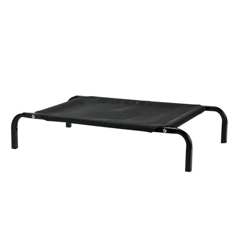 Four-Season Elevated Dog Bed | Chew-Resistant, Breathable & Washable Raised Pet Cot for Large Dogs | Waterproof & Anti-Slip Outdoor Pet Bed