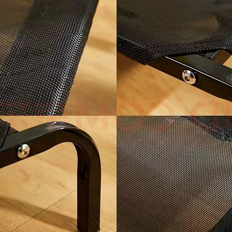 Four-Season Elevated Dog Bed | Chew-Resistant, Breathable & Washable Raised Pet Cot for Large Dogs | Waterproof & Anti-Slip Outdoor Pet Bed