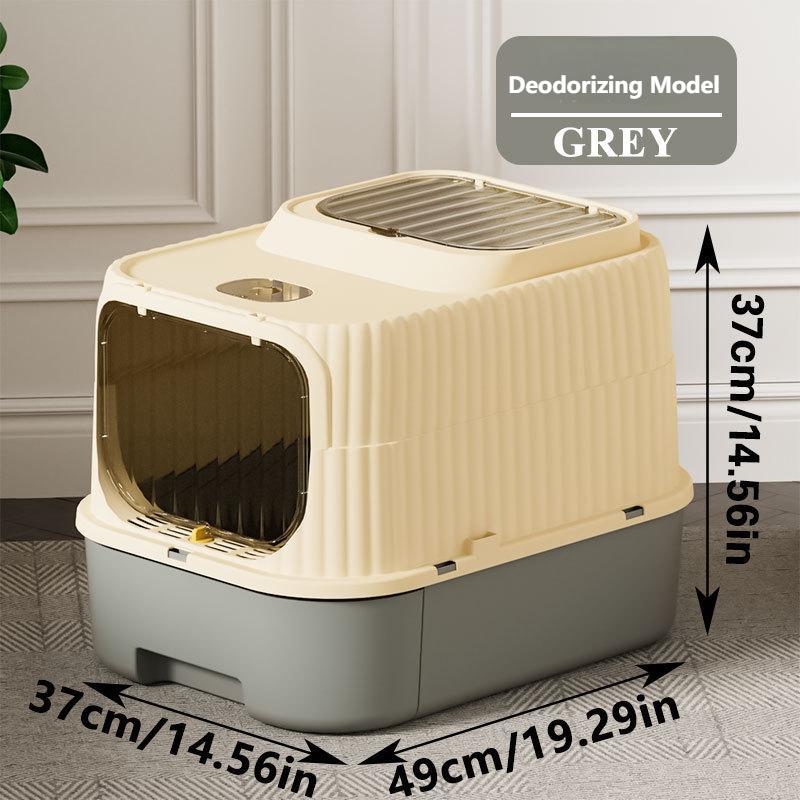 Multi-Functional Cat Litter Box | Easy-Clean Drawer, Odor & Germ Control, Wholesale Available