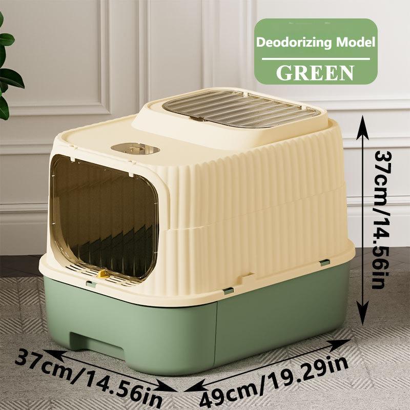 Multi-Functional Cat Litter Box | Easy-Clean Drawer, Odor & Germ Control, Wholesale Available
