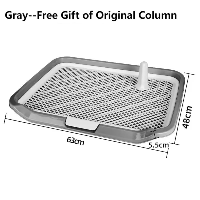 Washable Dog Toilet Tray | Large Pet Training Pad with Removable Grid & Urine Drawer – Indoor Puppy Potty for Small & Large Dogs