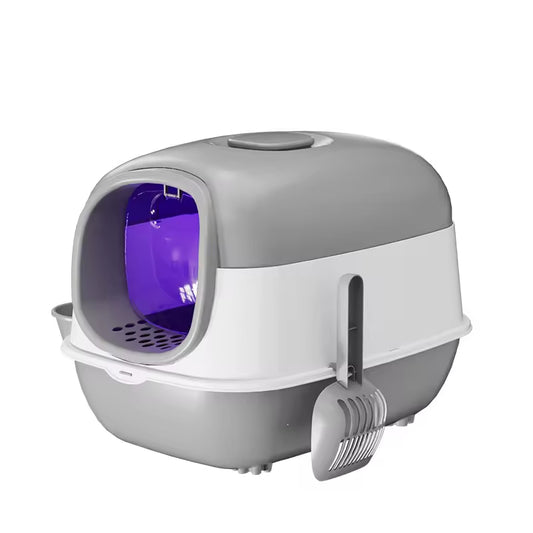 Enclosed Cat Litter Box with Door | Odor Control, Easy Clean & Wholesale Available