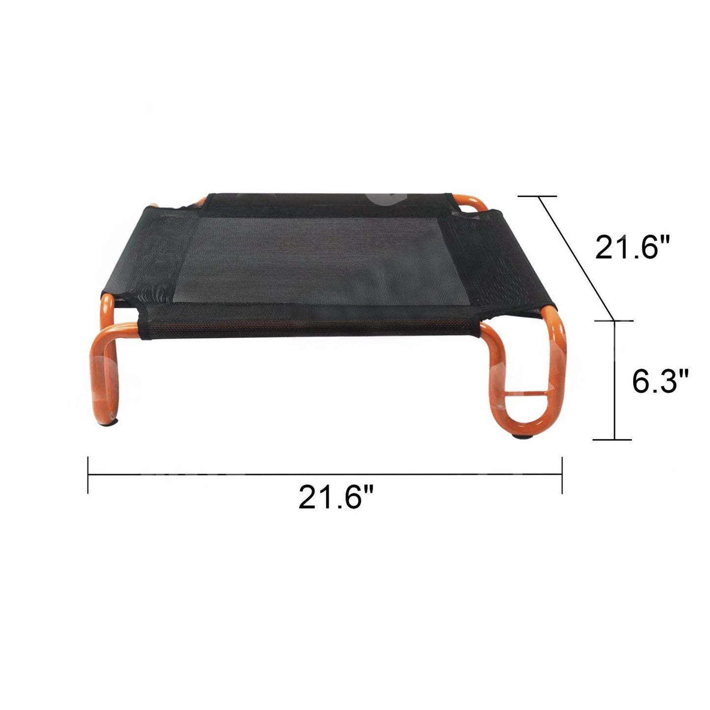 Outdoor Elevated Dog Bed | Waterproof & Chew-Resistant Pet Cot | Detachable Iron Frame with Teslin Mesh | Raised Cooling Dog Cot for Small, Medium & Large Dogs