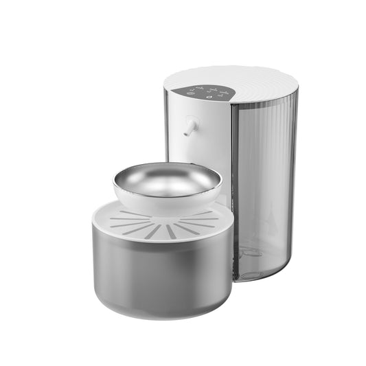Smart Pet Water Dispenser with Clean & Dirty Water Separation | Automatic Pet Water Fountain with Wireless Charging | 3L Capacity for Cats & Dogs
