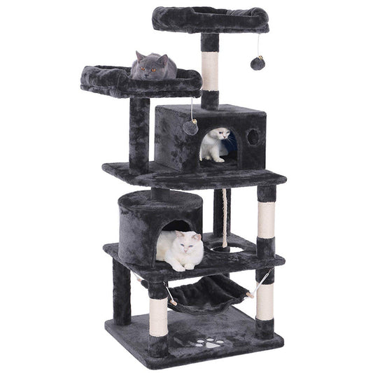 Wholesale 5-Tier Multi-Functional Cat Tree with Hammock | OEM/ODM Cat Tower Supplier