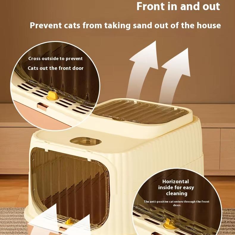 covered cat litter box hooded litter box