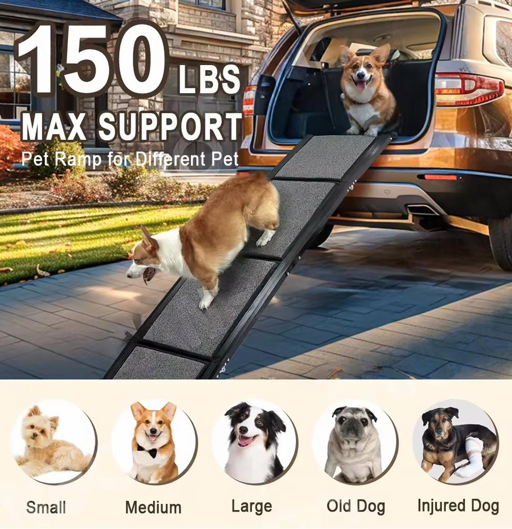 heavy-duty foldable dog car ramp