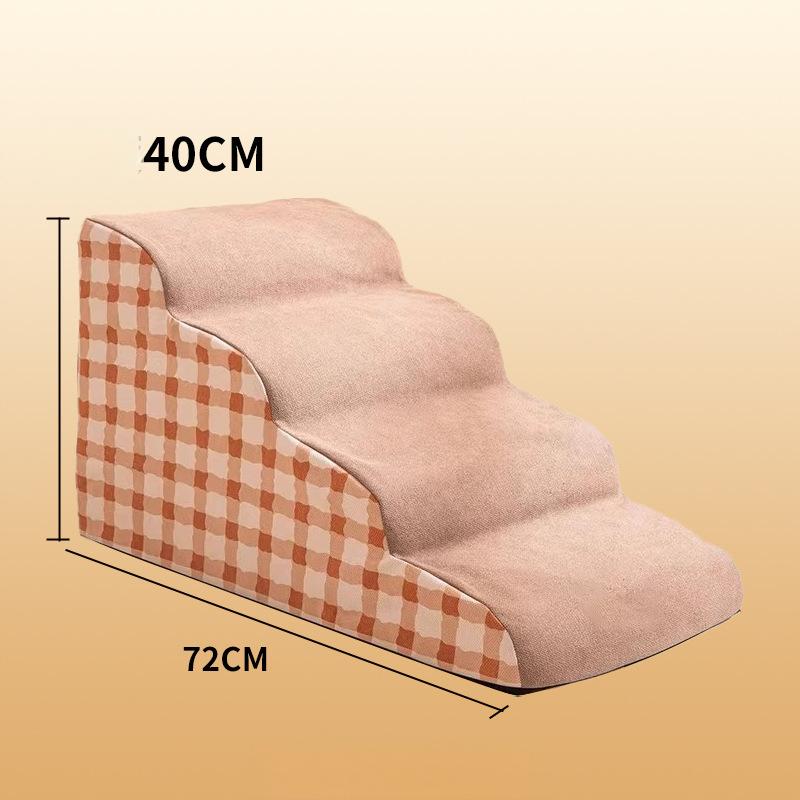 Pet Stairs for Small Dogs & Cats | Anti-Slip Washable Dog Ramp Steps for Bed & Sofa | Orthopedic Pet Ladder for Elderly Pets