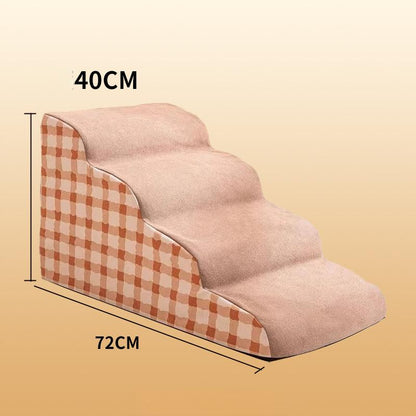 Pet Stairs for Small Dogs & Cats | Anti-Slip Washable Dog Ramp Steps for Bed & Sofa | Orthopedic Pet Ladder for Elderly Pets