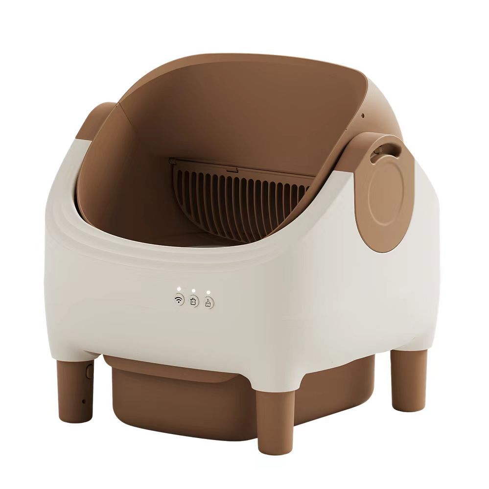 APP Smart Automatic Cat Litter Box | Large Semi-Enclosed Drawer Design | Odor Control &amp; Self-Cleaning Cat Toilet