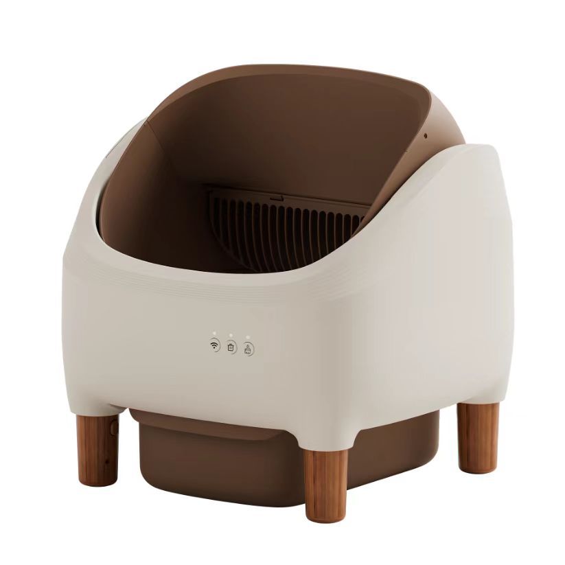 APP Smart Automatic Cat Litter Box | Large Semi-Enclosed Drawer Design | Odor Control &amp; Self-Cleaning Cat Toilet