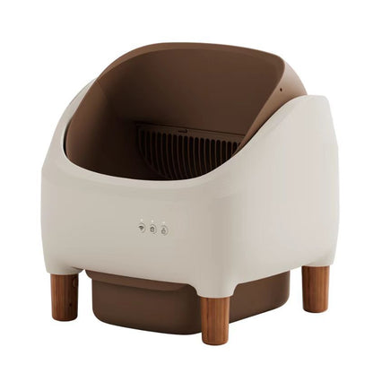 APP Smart Automatic Cat Litter Box | Large Semi-Enclosed Drawer Design | Odor Control &amp; Self-Cleaning Cat Toilet