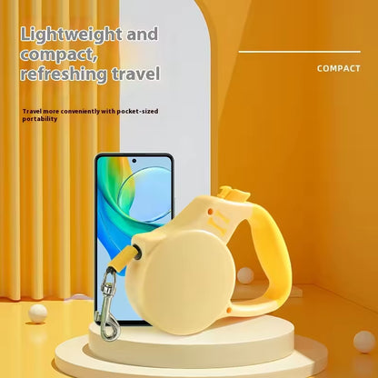 Retractable Dog Leash - 3m/5m Automatic Extension Leash for Small & Medium Dogs - Outdoor Pet Leash with One-Touch Brake