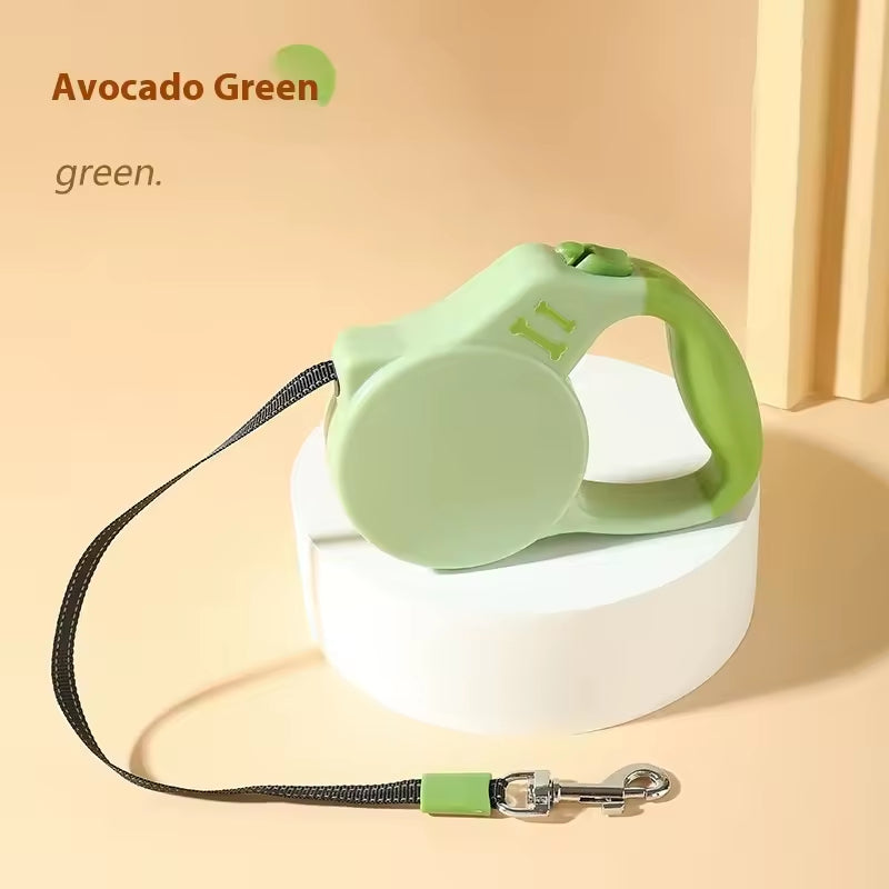 Retractable Dog Leash - 3m/5m Automatic Extension Leash for Small & Medium Dogs - Outdoor Pet Leash with One-Touch Brake