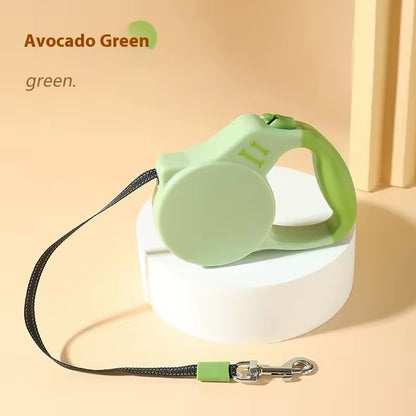 Retractable Dog Leash - 3m/5m Automatic Extension Leash for Small & Medium Dogs - Outdoor Pet Leash with One-Touch Brake