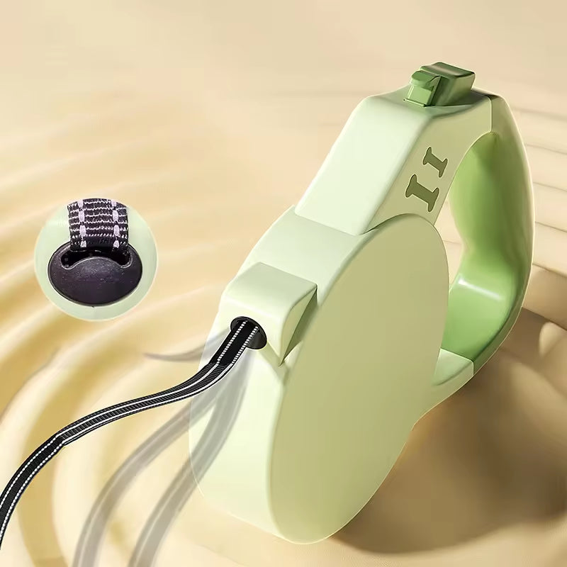 Retractable Dog Leash - 3m/5m Automatic Extension Leash for Small & Medium Dogs - Outdoor Pet Leash with One-Touch Brake