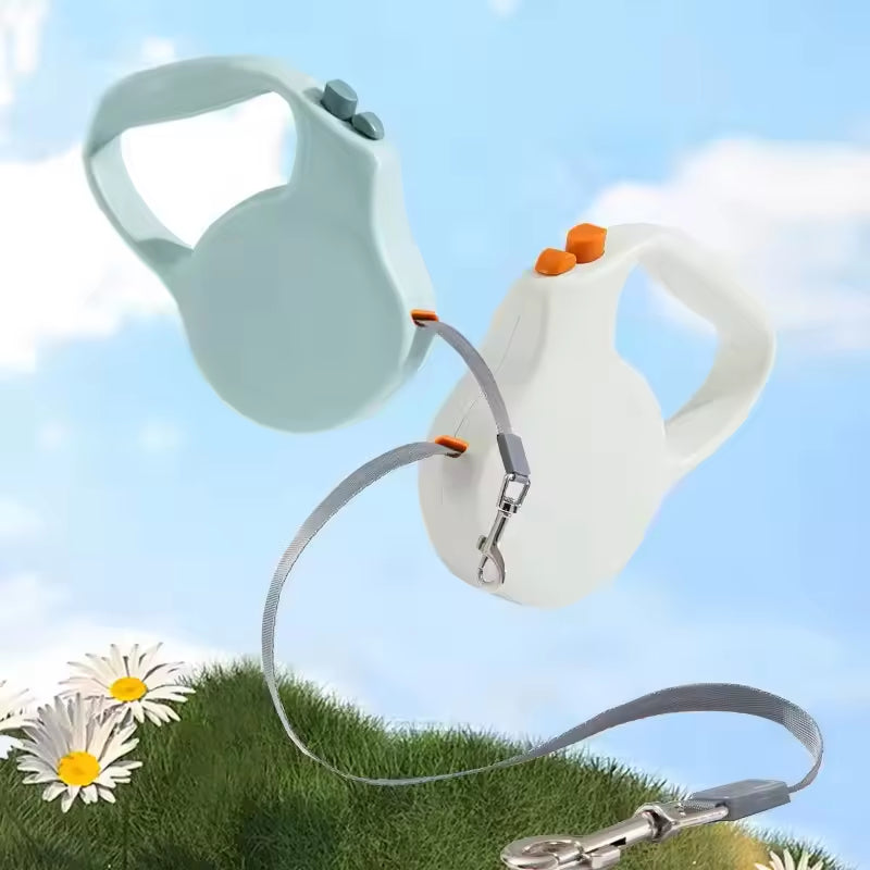 Retractable Dog Leash - 3m/5m Automatic Extension Leash for Small & Medium Dogs - Outdoor Pet Leash with One-Touch Brake