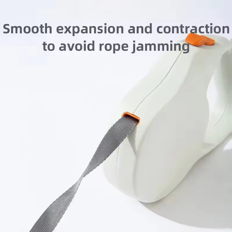 Retractable Dog Leash - 3m/5m Automatic Extension Leash for Small & Medium Dogs - Outdoor Pet Leash with One-Touch Brake