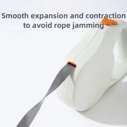 Retractable Dog Leash - 3m/5m Automatic Extension Leash for Small & Medium Dogs - Outdoor Pet Leash with One-Touch Brake