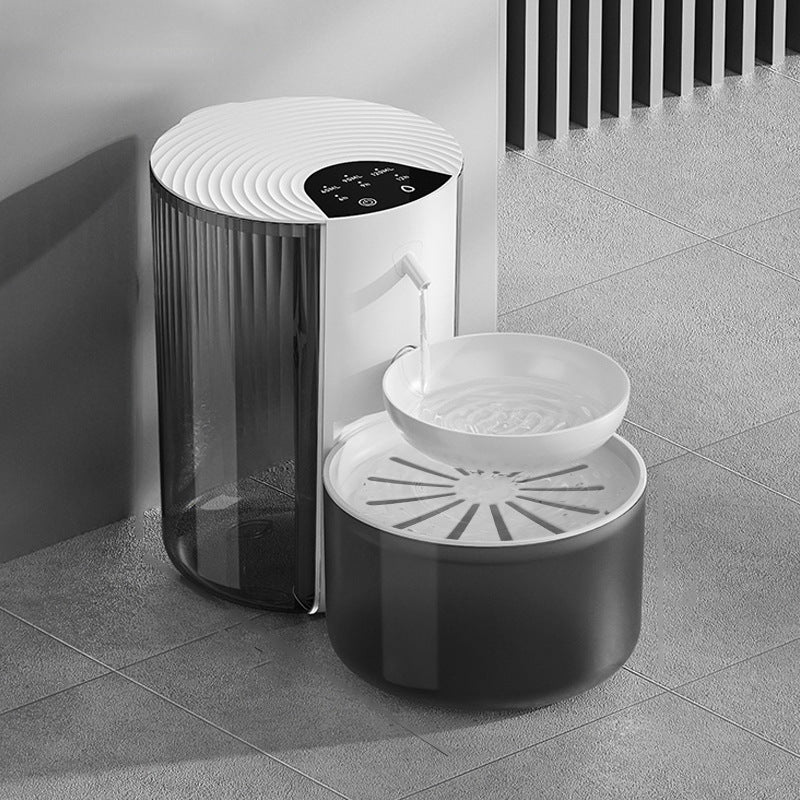 Smart Pet Water Dispenser with Clean & Dirty Water Separation | Automatic Pet Water Fountain with Wireless Charging | 3L Capacity for Cats & Dogs