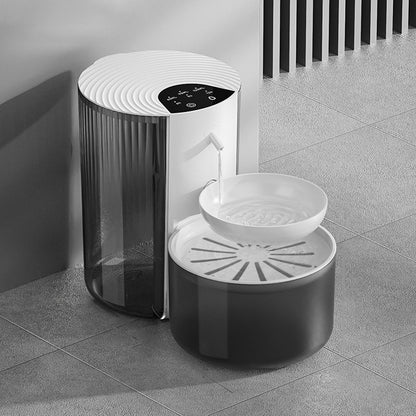 Smart Pet Water Dispenser with Clean & Dirty Water Separation | Automatic Pet Water Fountain with Wireless Charging | 3L Capacity for Cats & Dogs