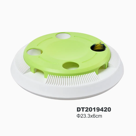 Automatic Rotating Feather Toy for Cats – Interactive & Stimulating Pet Fun