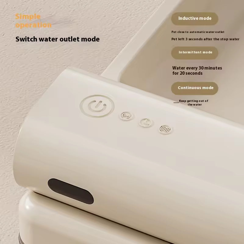 Smart Sensor Pet Water Fountain – 4L Wireless & Rechargeable Automatic Drinking Dispenser for Cats & Dogs – Hygienic, Easy-to-Clean, with Triple Filtration