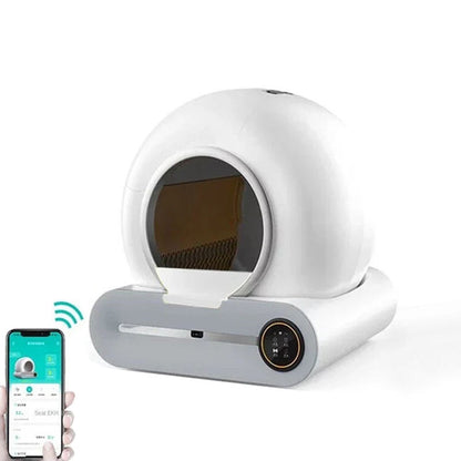Automatic Self-Cleaning Cat Litter Box | Smart Odor Control | Large Capacity APP-Connected Cat Toilet