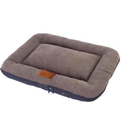 Corduroy Pet Bed Mat – Washable, Breathable & Warm Dog Cushion | All-Season Cozy Pet Bed for Small to XXL Dogs
