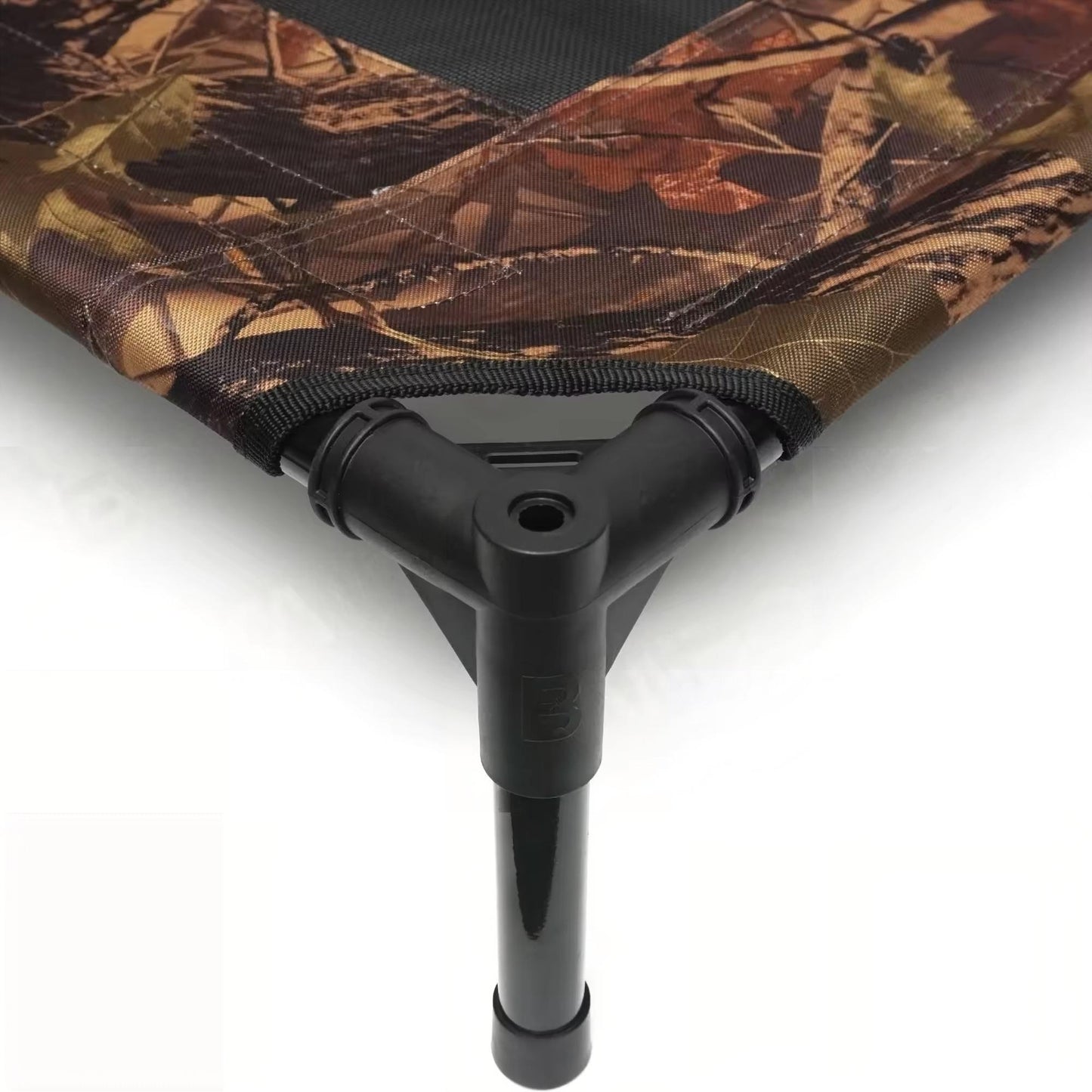 Camouflage Elevated Dog Bed with Removable Canopy | Outdoor Camping, Waterproof, Easy-to-Clean Pet Bed | Portable High-Rise Tent Bed for Large Dogs