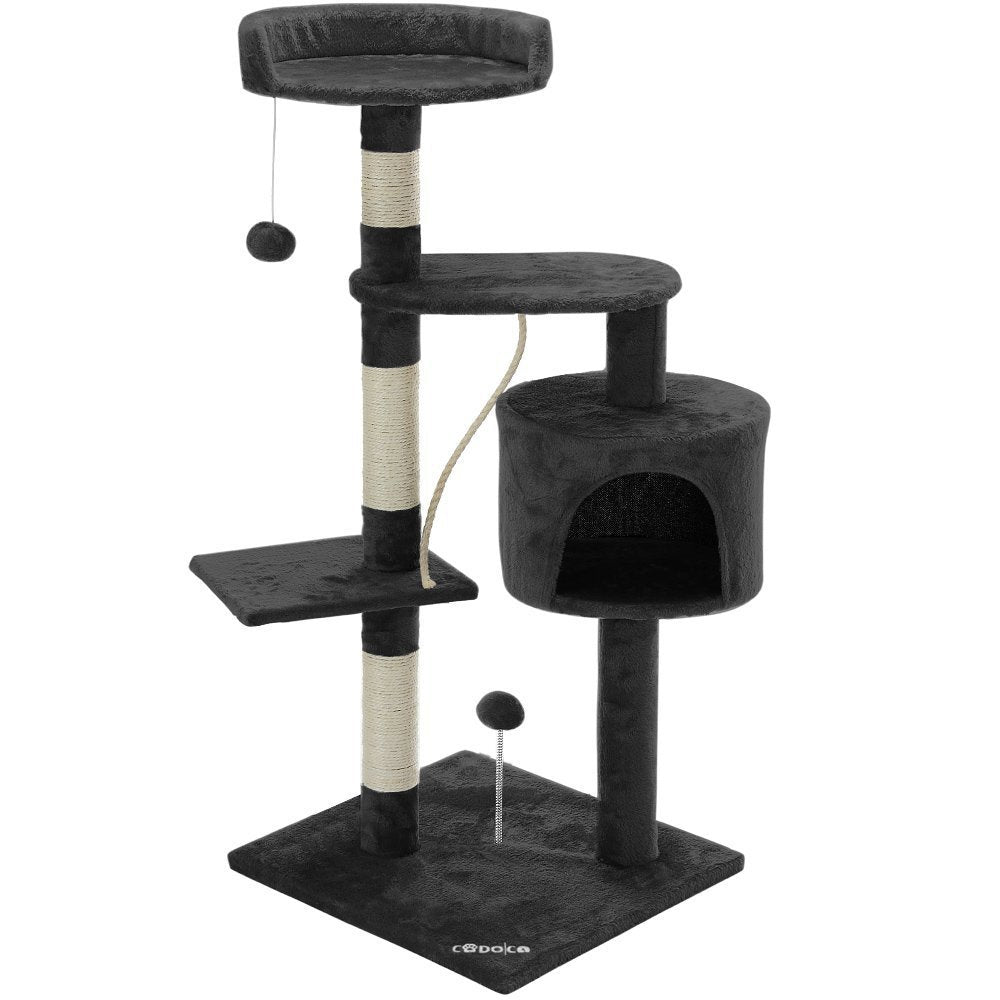 Sturdy Cat Tree & Pet Bed | CARB Board, Sisal & Paper Tube | Cat Climbing Tower, Scratching Post | Factory Direct Wholesale