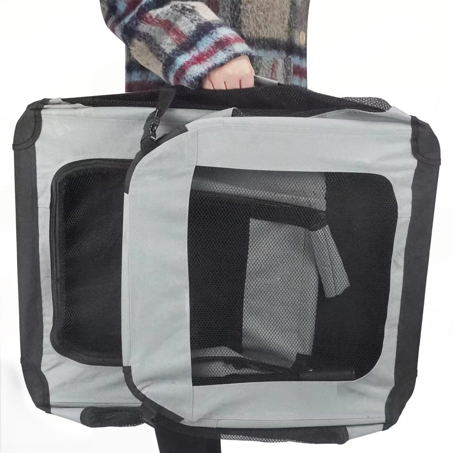 PHH-PC05 Portable Pet Crate | Foldable Dog & Cat Tent Kennel | Travel Carrier for Pets