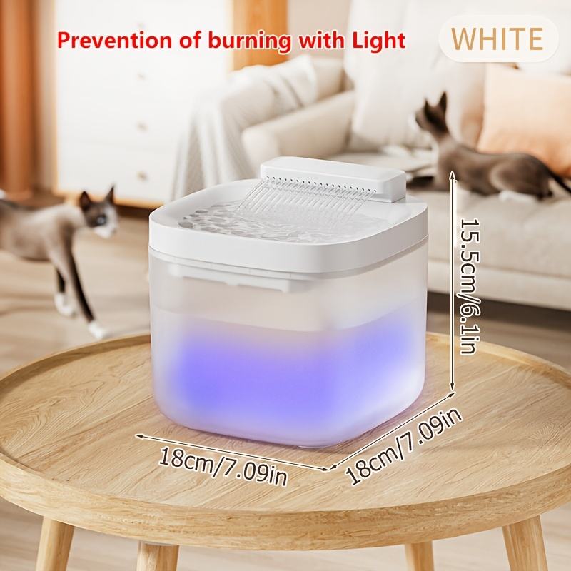 Smart Pet Water Fountain – Automatic Circulating Filtered Water Dispenser for Cats & Dogs – 3L Large Capacity, Quiet, Hygienic & Easy to Clean