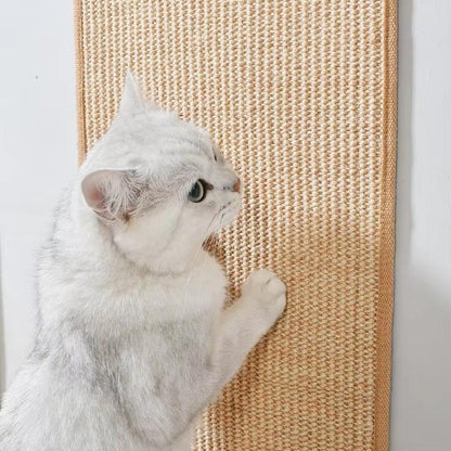 Wall-Mounted Sisal Cat Scratcher Pad | No-Shed Scratch Board Protector for Sofa & Furniture | Durable, Washable Cat Claw Mat – Multiple Sizes