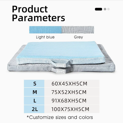 Customizable Summer Cooling Beds for Cats & Dogs (4 Size Options)