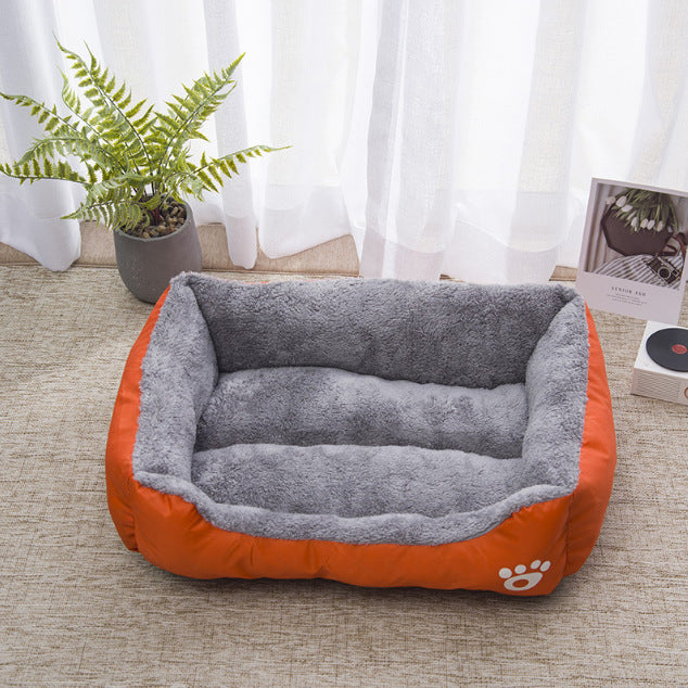 Waterproof & Scratch-Resistant Pet Bed | Plush Dog & Cat Cushion | Washable Oxford Fabric Kennel Mat | Anti-Dirt & Durable Pet Sleeping Pad