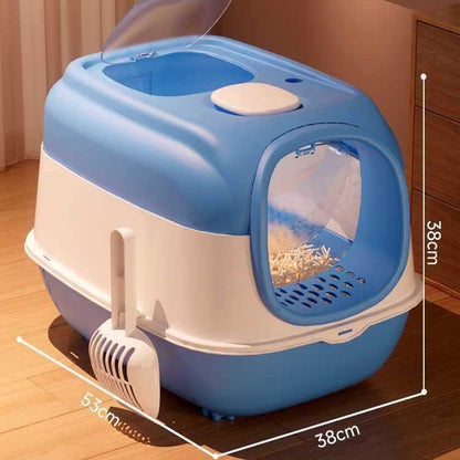 Enclosed Cat Litter Box with Door | Odor Control, Easy Clean & Wholesale Available