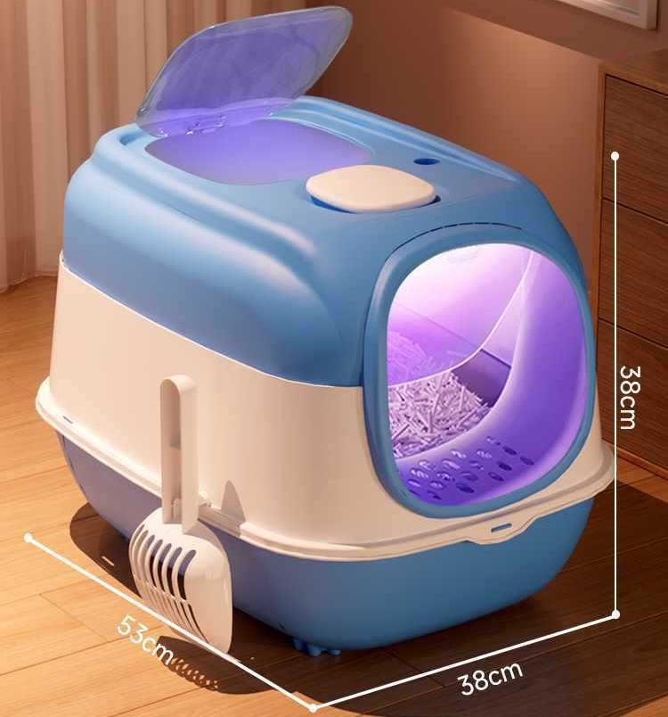 Enclosed Cat Litter Box with Door | Odor Control, Easy Clean & Wholesale Available