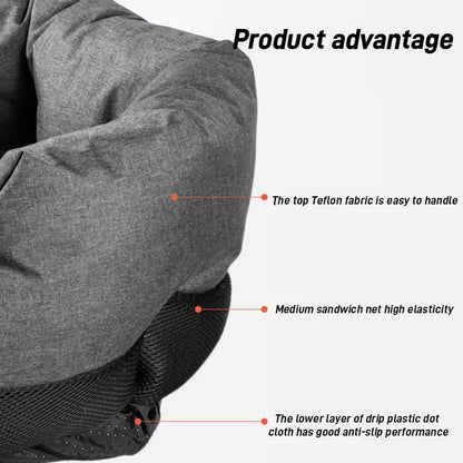 Luxury Teflon Pet Bed | Washable Dog Sofa & Cat Nest | Anti-Stain, Durable & Comfortable Pet House for Cats & Small Dogs