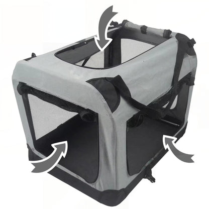 PHH-PC05 Portable Pet Crate | Foldable Dog & Cat Tent Kennel | Travel Carrier for Pets