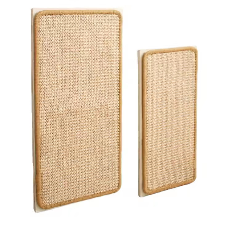 Wall-Mounted Sisal Cat Scratcher Pad | No-Shed Scratch Board Protector for Sofa & Furniture | Durable, Washable Cat Claw Mat – Multiple Sizes