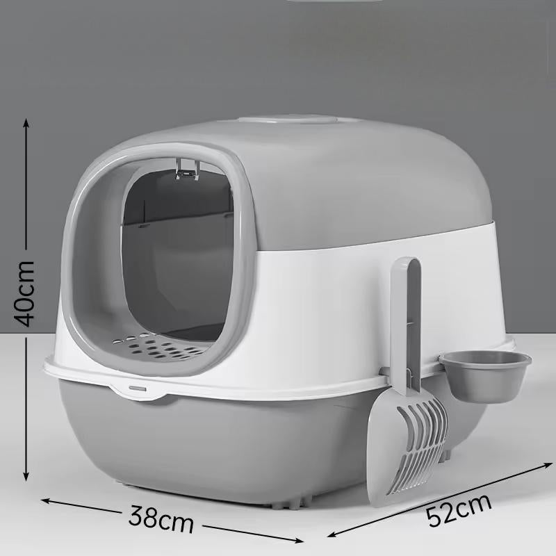 Enclosed Cat Litter Box with Door | Odor Control, Easy Clean & Wholesale Available