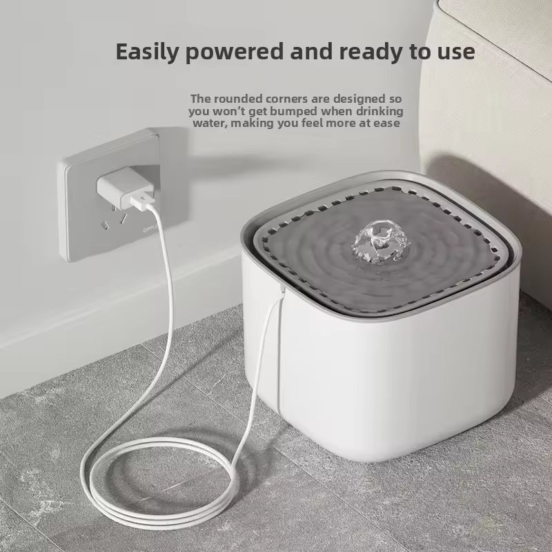 Automatic Pet Water Fountain with 4-Level Filtration | 3L Large Capacity | Quiet Flowing Water Dispenser for Dogs & Cats | Smart & Safe Hydration